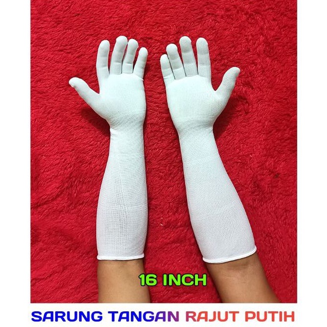 SARUNG TANGAN RAJUT PUTIH 3 UKURAN 3 PILIHAN