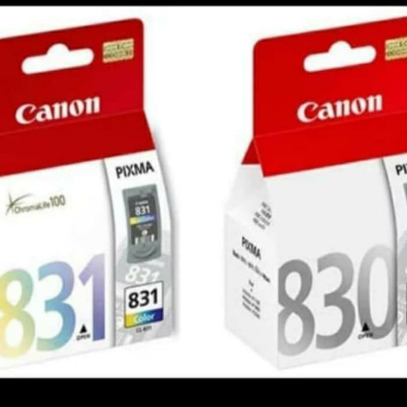 Tinta Canon Catridge PG 830 Black / CL 831 Colour  For Printer  IP1880,IP1980MP476, MP198,