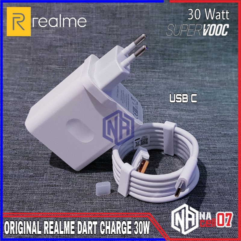 Charger Realme 7 Realme 7i ORIGINAL 100% USB C 30 Watt