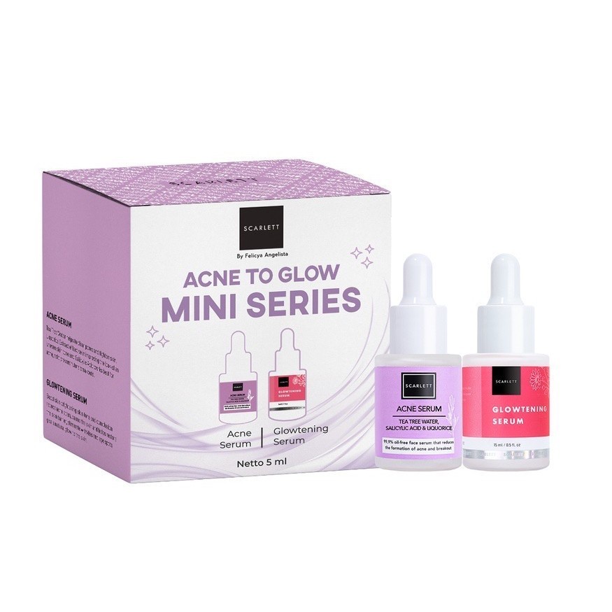 MINI ACNE - SCARLETT WHITENING ACNE TO GLOW MINI SERIES SERUM ORIGINAL