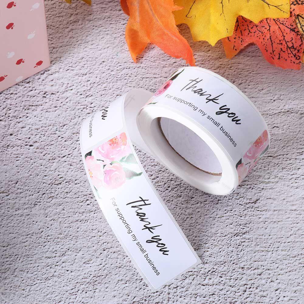 Suyo Stiker Label Tulisan Thank You Handmade Untuk Dekorasi Pesta