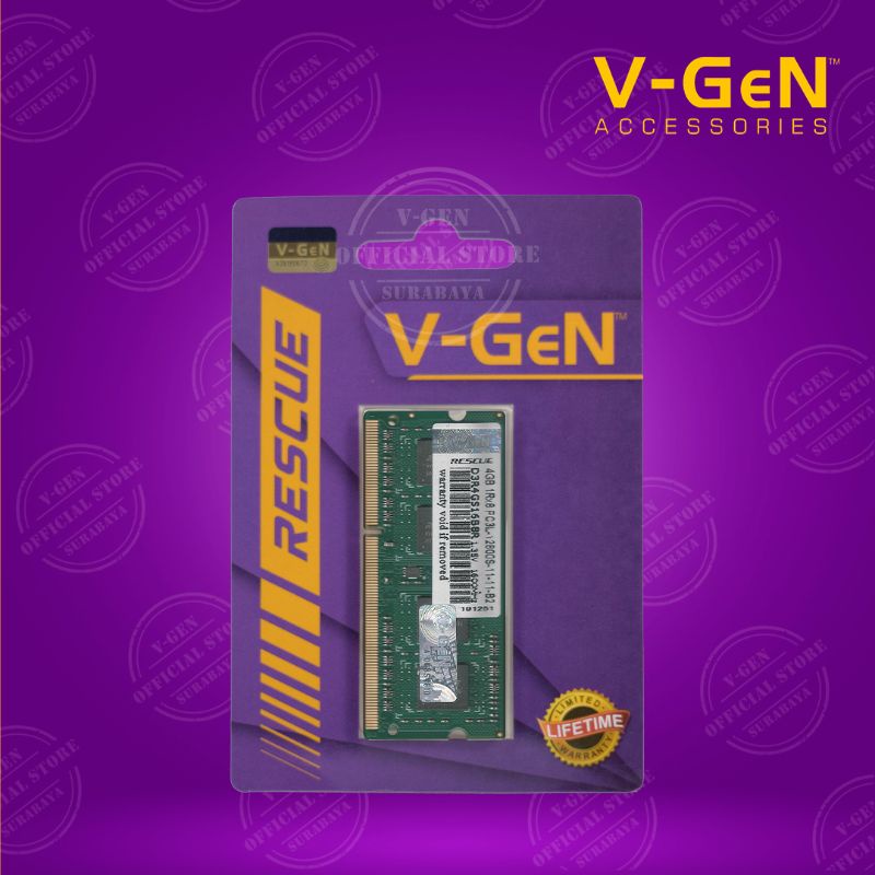 sodim DDR3L 4G 12800/1600 Mhz Low Volt rescue vgen