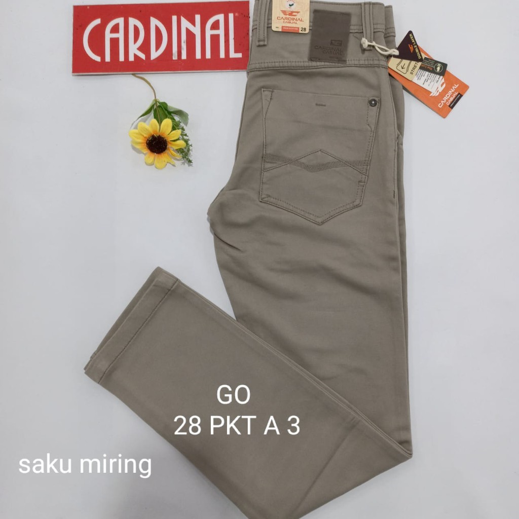 BB 27-28 PKT CARDINAL CASUAL CELANA POCKETS PANJANG Pria Fashion Laki Brand Kekinian Celana Chino