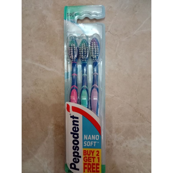 Pepsodent Sikat Gigi nano soft clean Soft