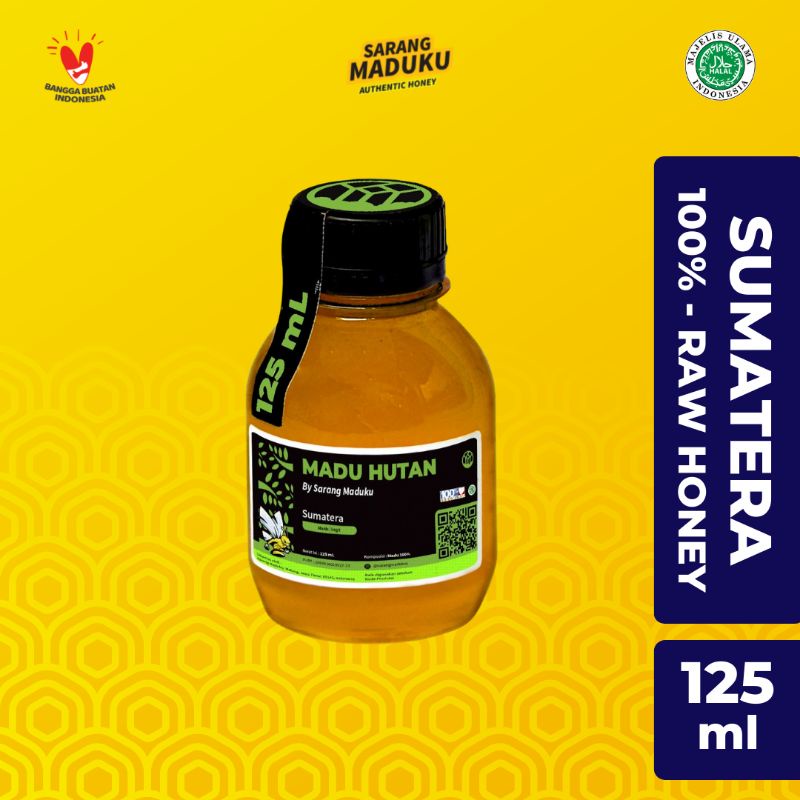 

Sarang Maduku - Madu Sumatera Asli Murni 100% Raw Honey 125ml