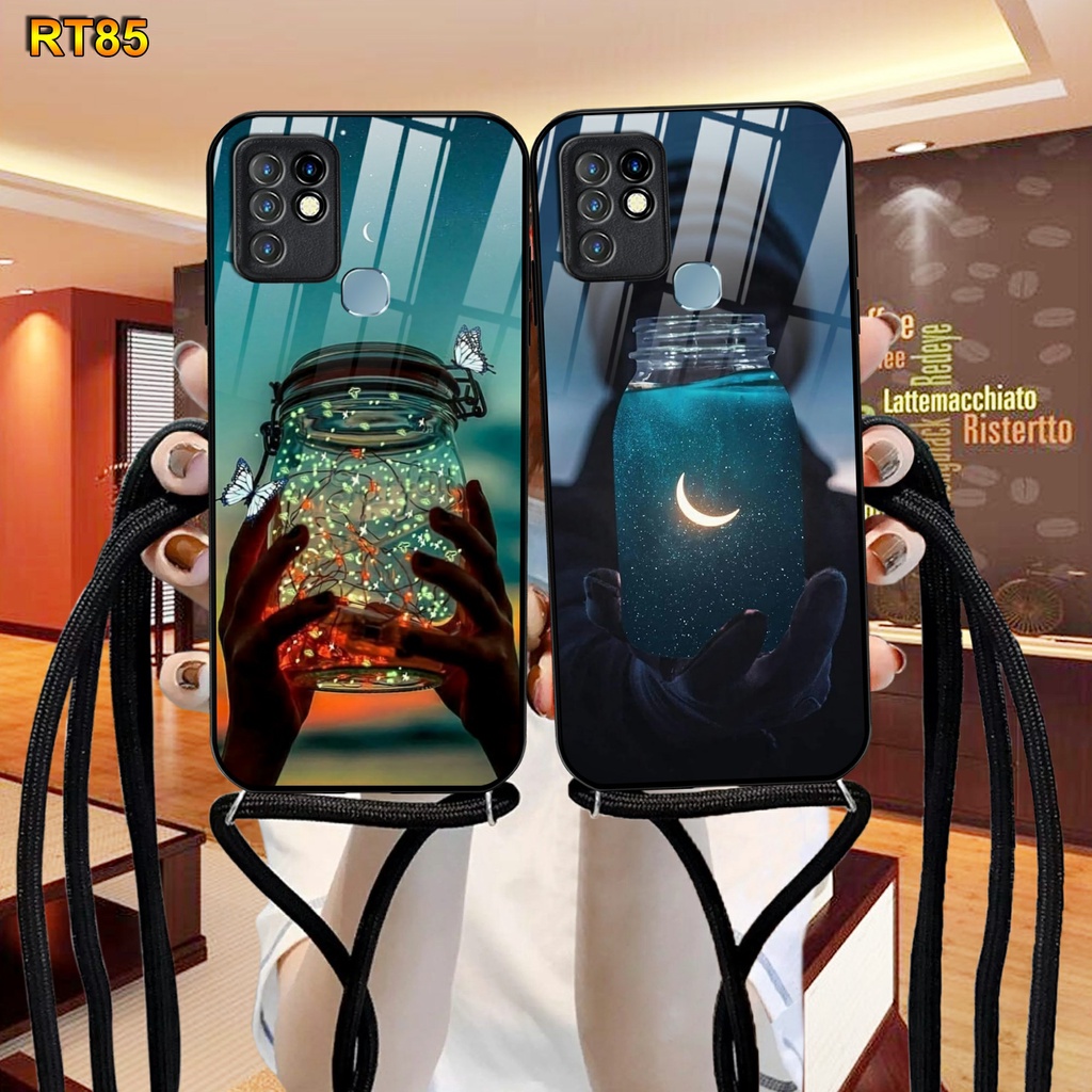 RT85 Softcase Kilau + Tali infinix Hot 10 Case Kilau Hot 8 Hot 9 Hot 9 play Hot 10 Hot 10 play Hot 1