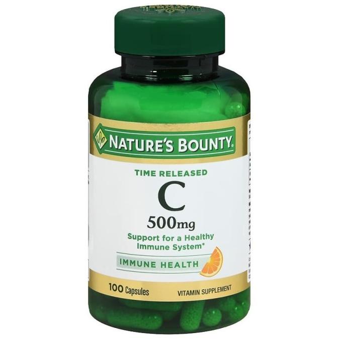 Nature Bounty Vitamin C 500Mg - 100 Capsule D7F8H_Urgs