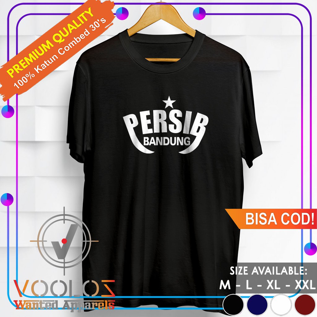 Kaos Bola Futsal Baju Distro Original Pria Dewasa Branded Cowok Keren Kekinian Import Persib Star