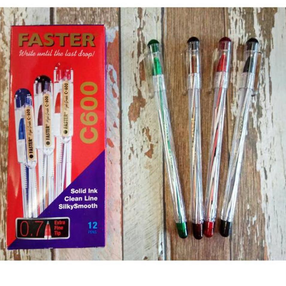 

Laris Y08 [DAVIS] Pulpen Faster C600 (12 pcs) BK Y JFK