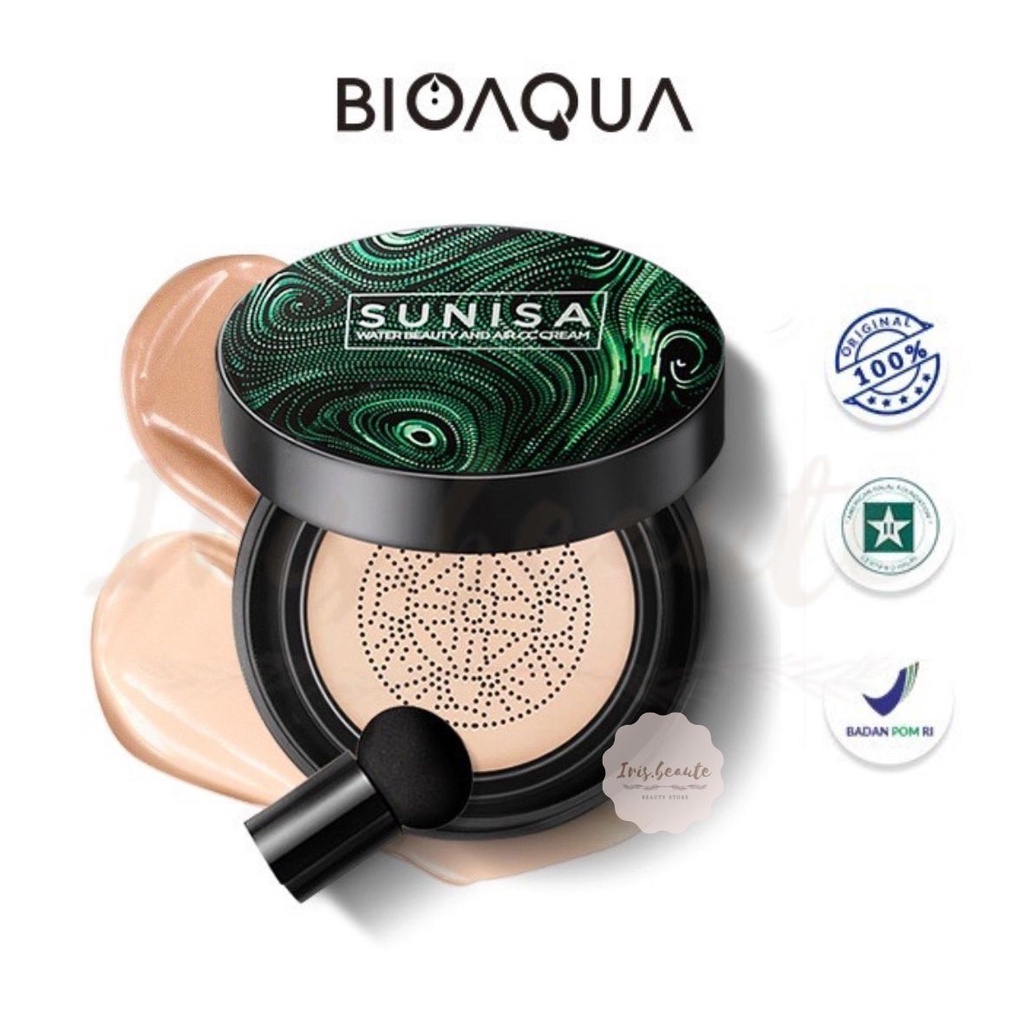 BIOAQUA X SUNISA Bedak Cushion Waterproof / BB Cushion Sunisa / Air Cushion