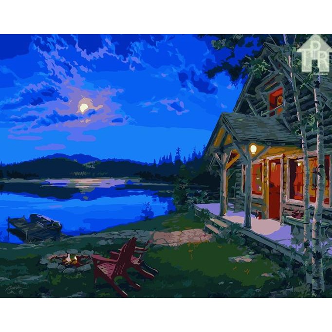 

Diy - Set Melukis / Painting By Number Kit - Nature 40X50Cm. Part-3