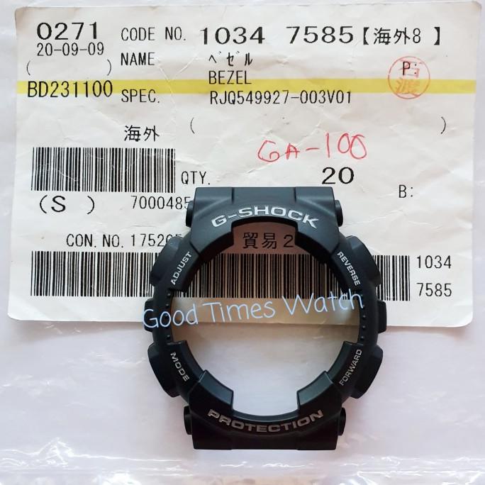 Bezel G-Shock Ga-100 / Ga-110 / Ga-120 / Gd-100 Casio Original Terbaru