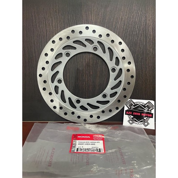 piringan cakram depan silver megapro primus / megapro lama / Verza 150 / megapro mono