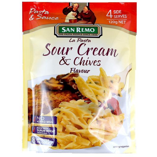San Remo La Pasta Sour Cream & Chives 120g