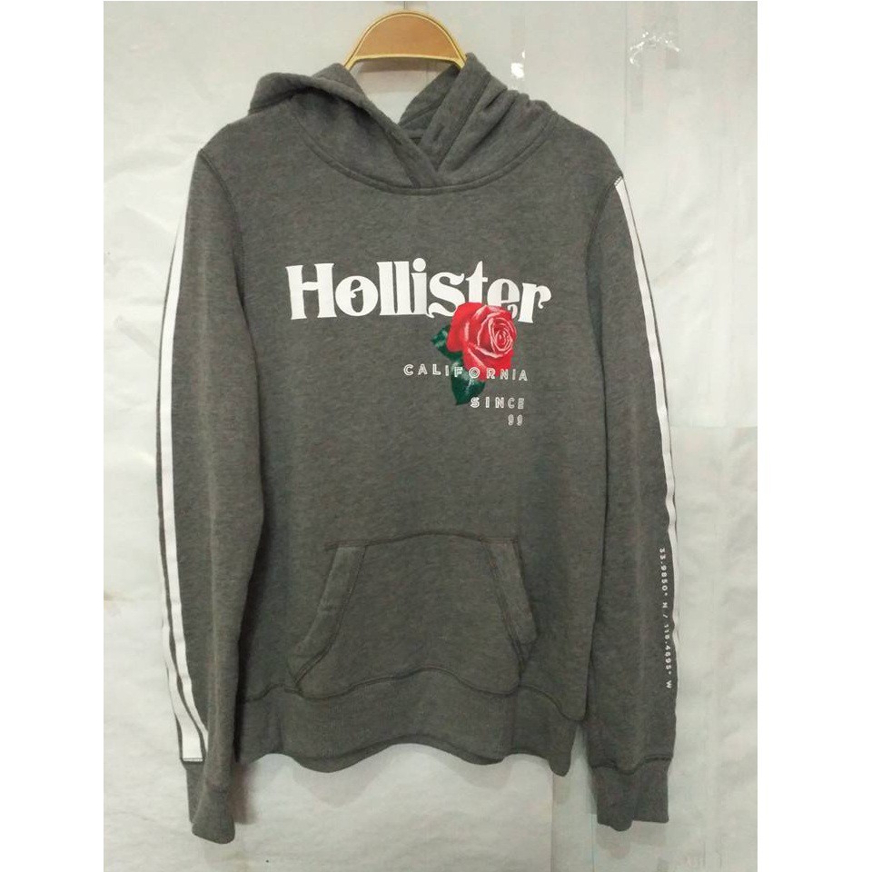 hollister hoodie with roses