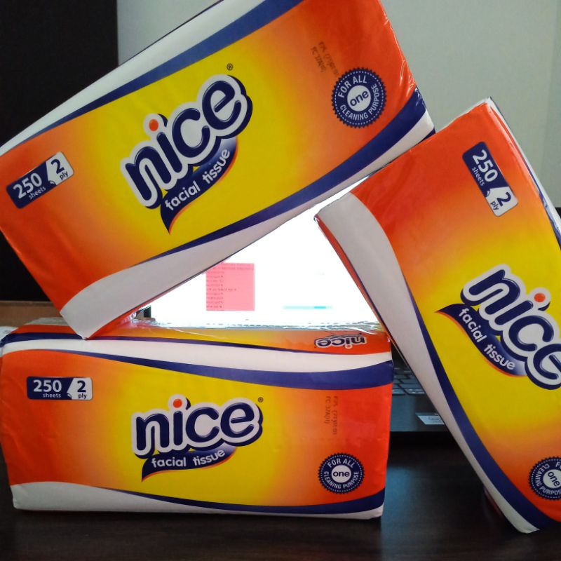 tisu nice 250 sheets tissue nice 250 sheets nice 250s