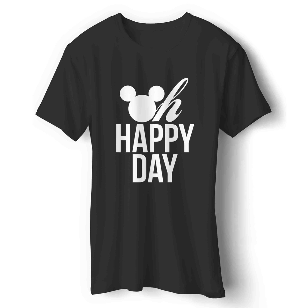 Kaos Oh Happy Day Disney Vacation Mickey Head Matching Disney Ears Min