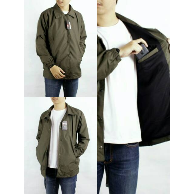 Jaket pelatih polos original - coach jacket