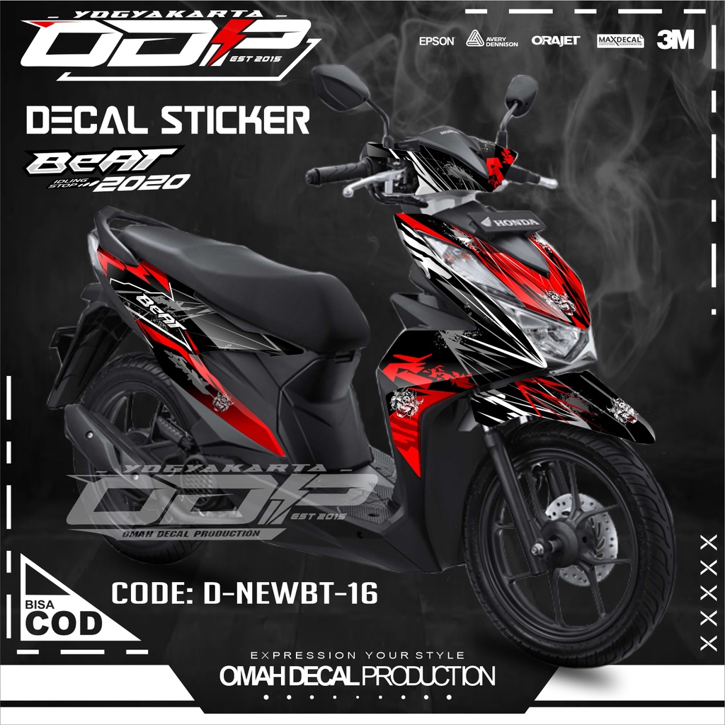 DECAL BEAT FULL BODY DEKAL HONDA BEAT STREET FULLBODY MOTIF SIMPEL ELEGAN STICKER KEKINIAN KEREN KUA