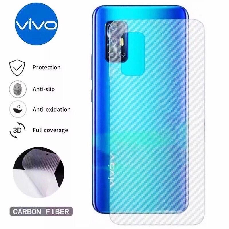 GARSKIN STICKER CARBON BACK VIVO V20/V20 SE/V21 4G/Y30 i/Y50A GARSKIN STICKER CARBON BACK