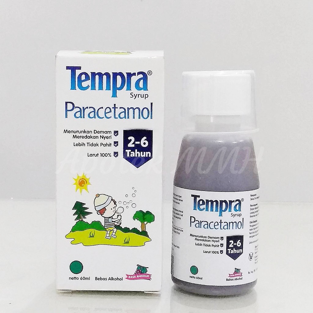Tempra Paracetamol Sirup untuk Demam dan Sakit Gigi