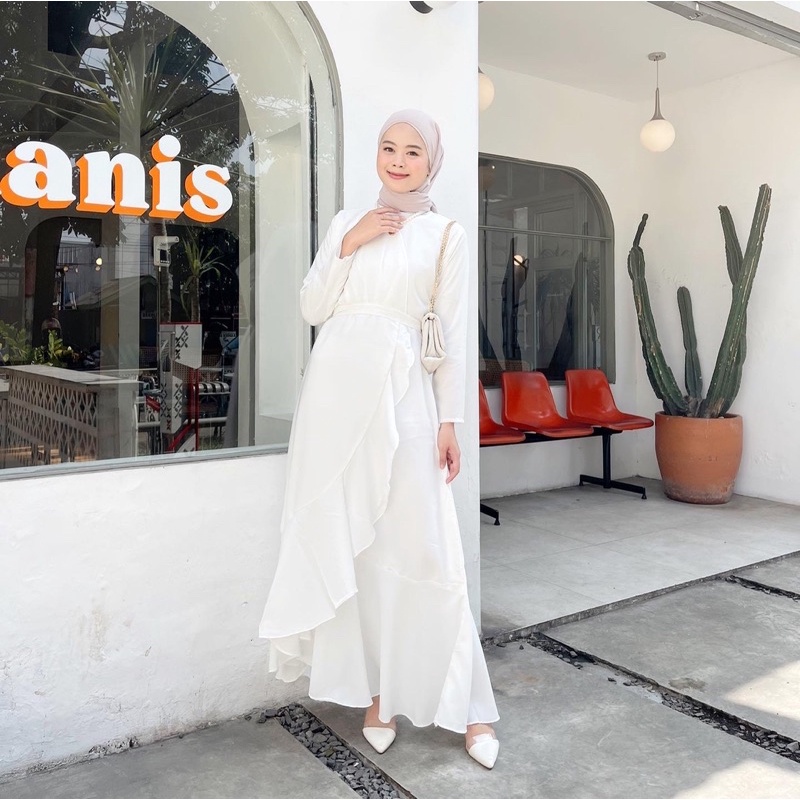 ADHARA DRESS DRESS GAMIS BAJU KURUNG MELAYU WANITA MODERN GAYA MALAYSIA MEWAH DRESS ELEGAN BUAT PEST