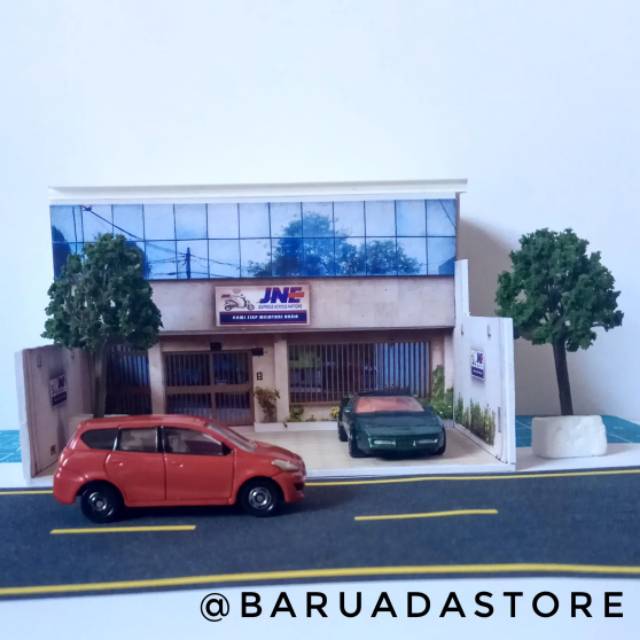Miniatur Gedung Kantor Toko