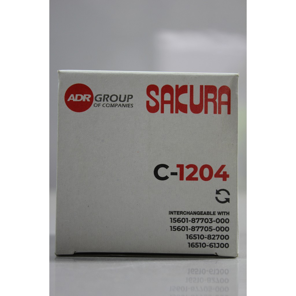 Filter Oli Apv/Ertiga/Karimum/Baleno C-1204 C1204 C 1204 Sakura