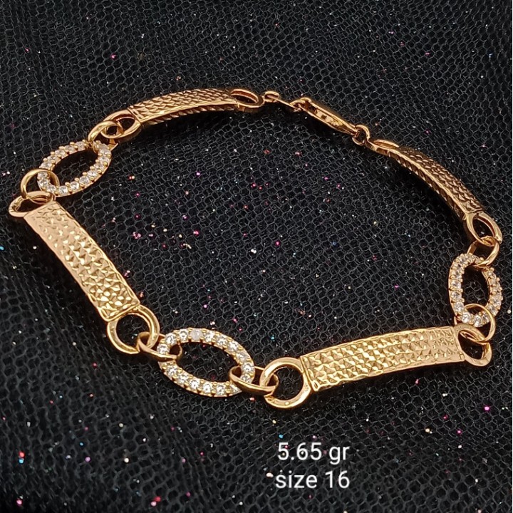 Gelang Emas 17K - 5.65 gr Kadar 750 - 1015