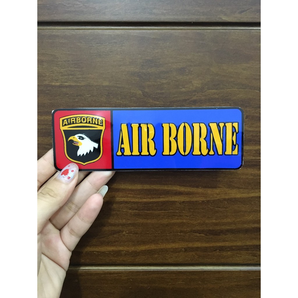 Sticker Air Borne - Stiker Airborne