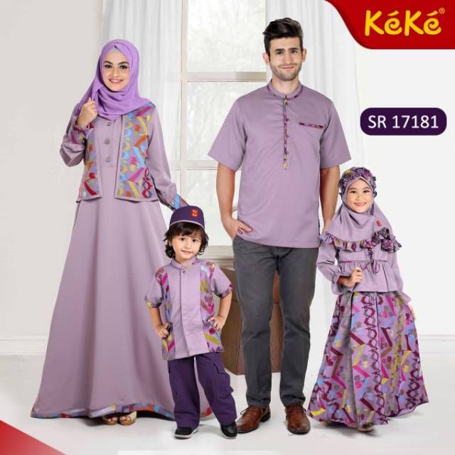 Sarimbit Keluarga Keke SR 17181 PLUM Balotelli Kekesumut Sarimbit Keluarga Keke SR 17181 PLUM Balotelli Kekesumut