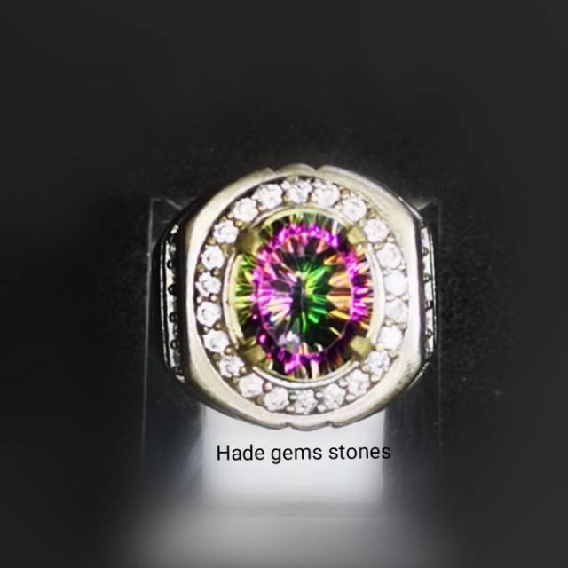 Natural Mystique Quartz Rainbow multi color