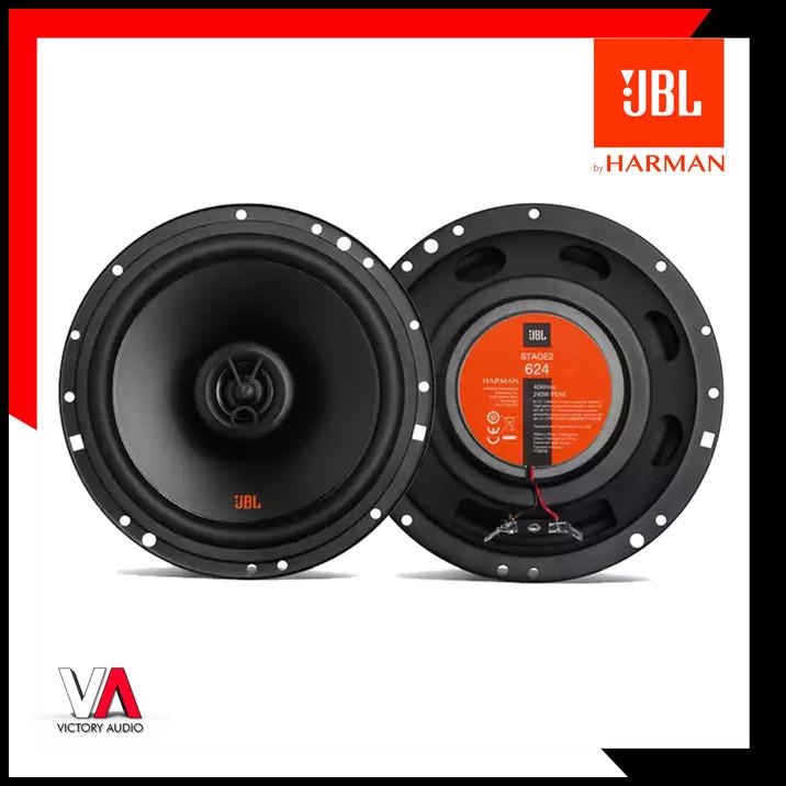 Speaker Coaxial 2-Way Jbl Stage2 624 6.5 Inch Mid Bass Tweeter 1 Set