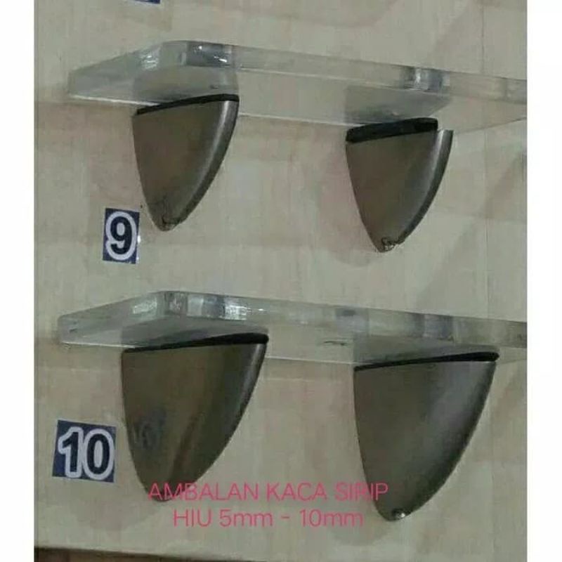 ambalan jepit kaca toilet wc sirip hiu ukuran L
