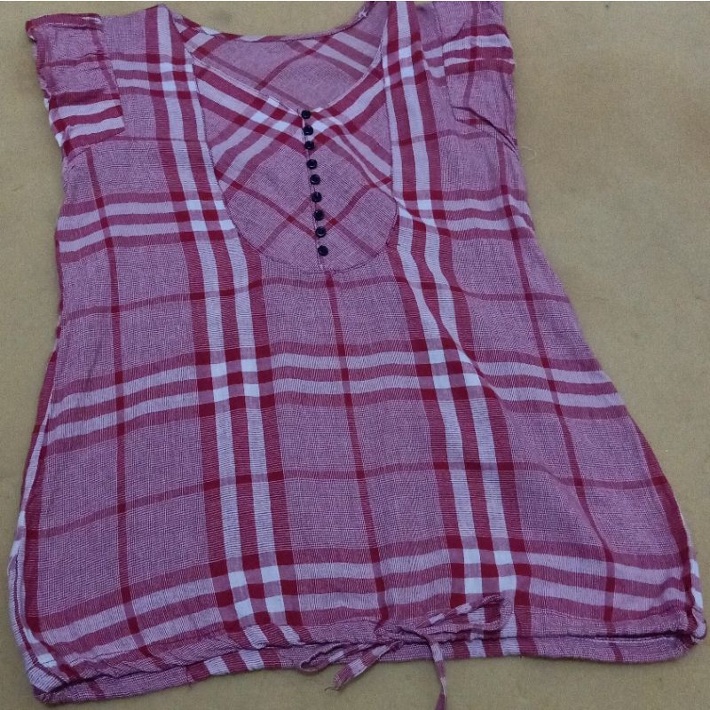 Blouse Atasan ruffle Kotak