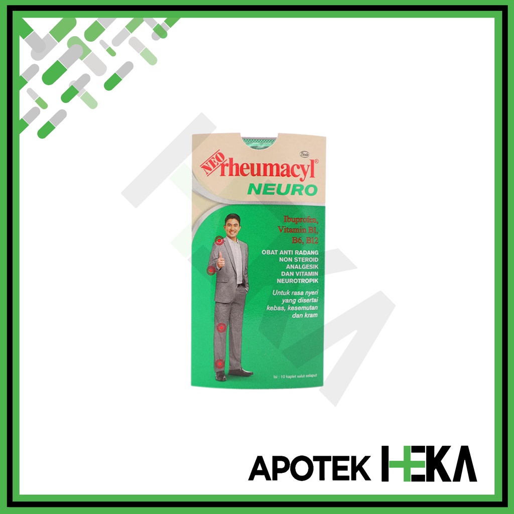 Neo Rheumacyl Neuro Kaplet - Nyeri Kebas Kesemutan Kram Box isi 12x10 (SEMARANG)