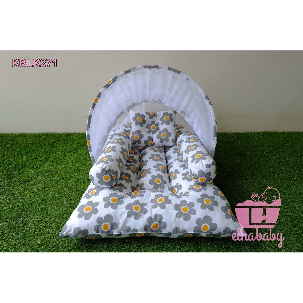 Grosir ElhaBaby KBLK271 I Kasur Kelambu Bayi