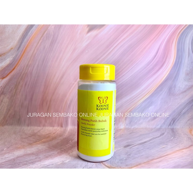 (JSO) Koeope koepoe BAWANG PUTIH BUBUK 130gr / kupu kupu bawang putih bubuk / garlic powder