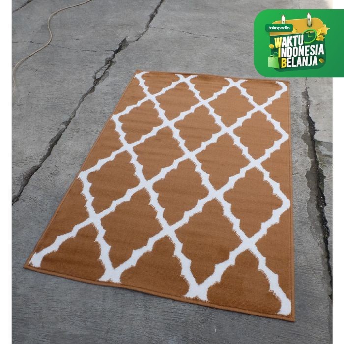 KARPET LANTAI MAROC 100 X 150 COLOUR SERIES-Teak13