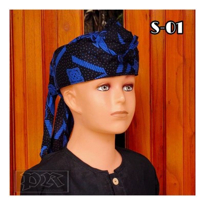 Blangkon Sunda Anak Motif Batik Iket Kepala Sunda Blankon Anak Iket Sunda Udeng Belangkon Ikat Sunda