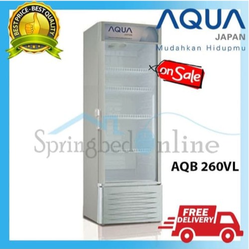 Aqua Showcase Display Cooler AQB-260VL Harga Pabrik