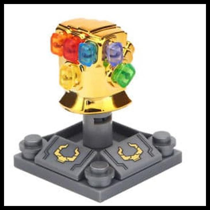 Mega Diskon Marvel Thanos Infinity Stone Gauntlet Sarung Tangan Minifigure Lego Kw Edisi Spesial