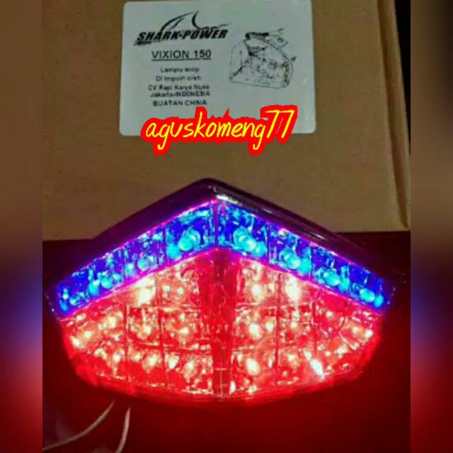 lampu stop led belakang variasi motor vixion new