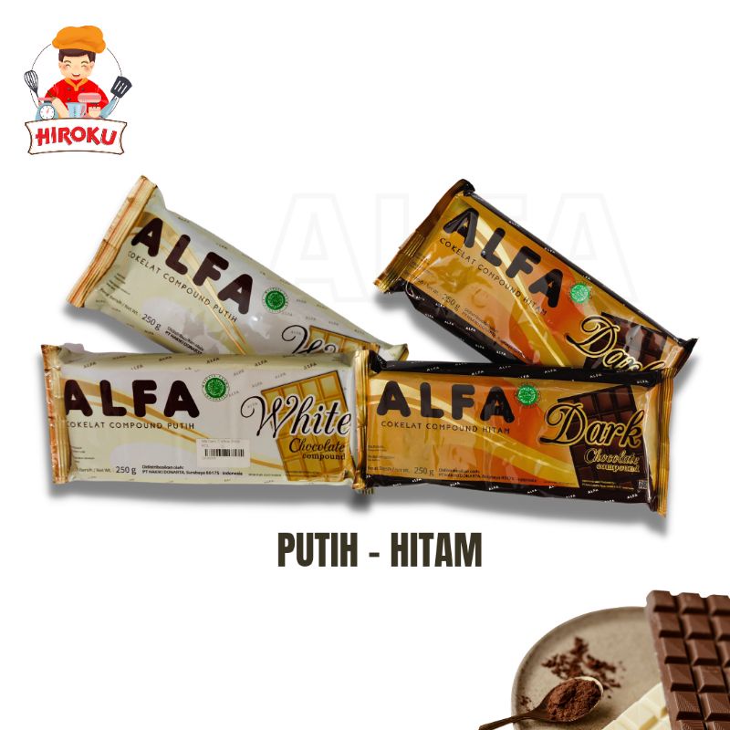 

Alfa Cokelat Compound Coklat Batang 250 g
