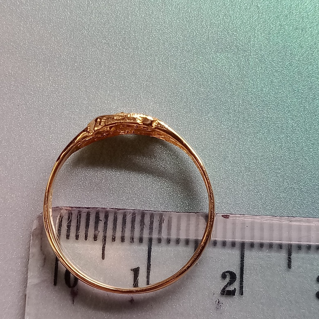 Cincin Emas 17K - 1.55 gr Kadar 750 - 296