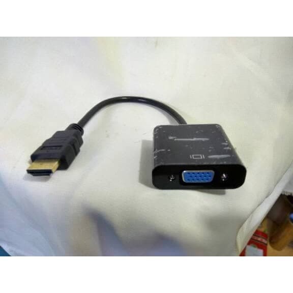 KABEL HDMI KE VGA FEMALE TO LCD TV PROYEKTOR CONVERTER LAPTOP PC MURAH