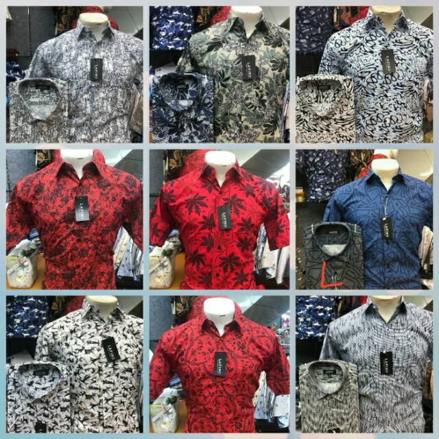Kemeja Batik Pria bahan Katun