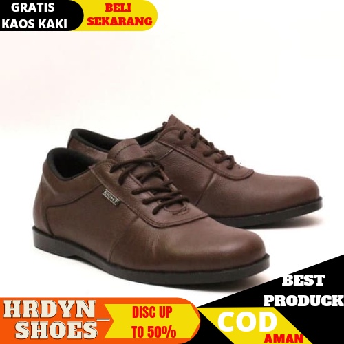 SEPATU CASUAL FORMAL PANTOFEL EIGTH ORIGINAL 100% KULIT ASLI !! N0121