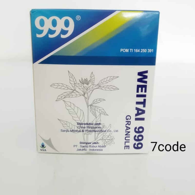 

Weitai Granule 999 5s - 999 Weitai Granule - Obat Maag