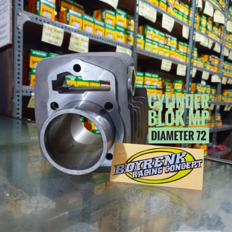 CYLINDER BLOK MP DIAMETER LUAR 72-74 NOL PACKING - BOYRENK RACING